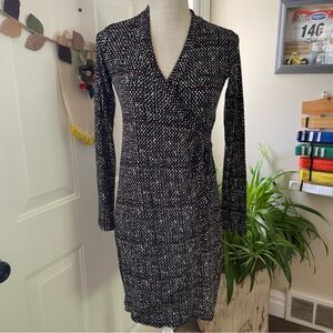 Clearance Sales!!! Gap Black dot Wrap Women's Dress (Size XS)